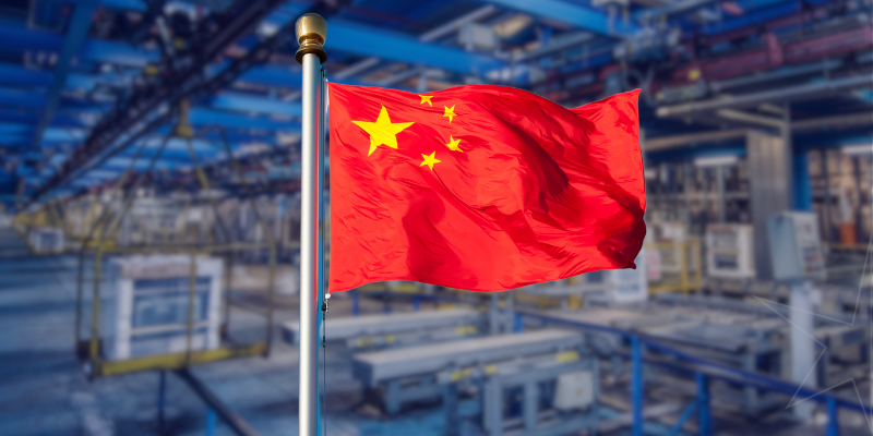 produção chinesa - exportação